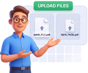 Step 1: Upload Two PDFs