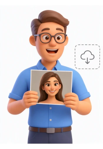 Upload a photo with sensitive information to blur