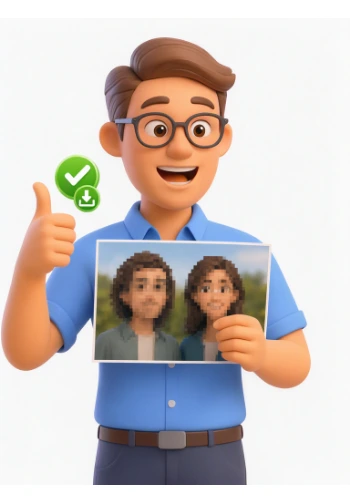 Download the cleaned image with the hidden pixels rewritten