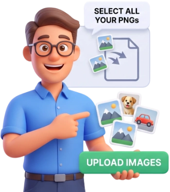 Step 1: Upload Your PNGs